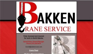 Bakken Crane