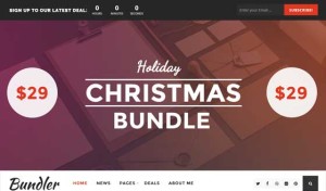 Bundler – WordPress Blog Theme With Easy Digital Downloads